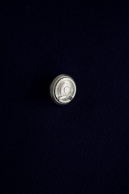Balmain x H&M black wool coat