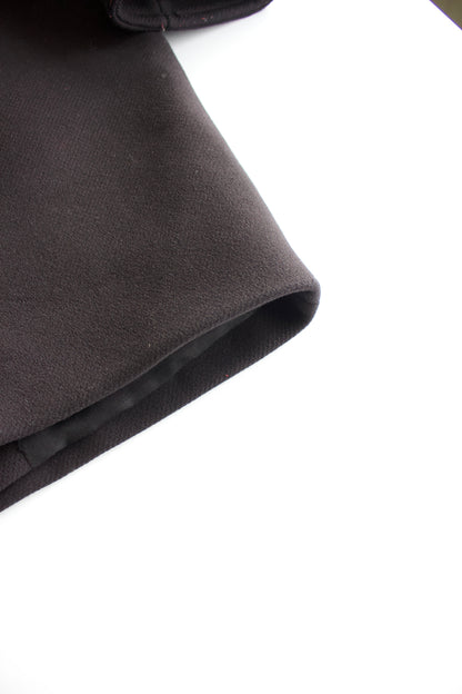 Balmain x H&M black wool coat
