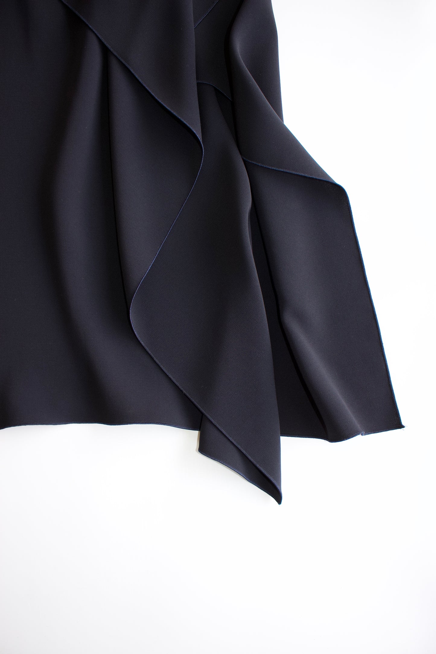Miu Miu FW 2009 black asymmetrical cocktail dress