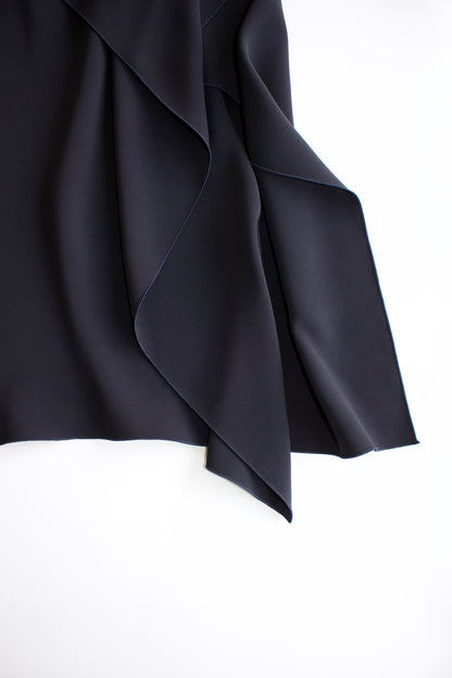 Miu Miu FW 2009 black asymmetrical cocktail dress