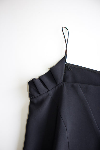 Miu Miu FW 2009 black asymmetrical cocktail dress