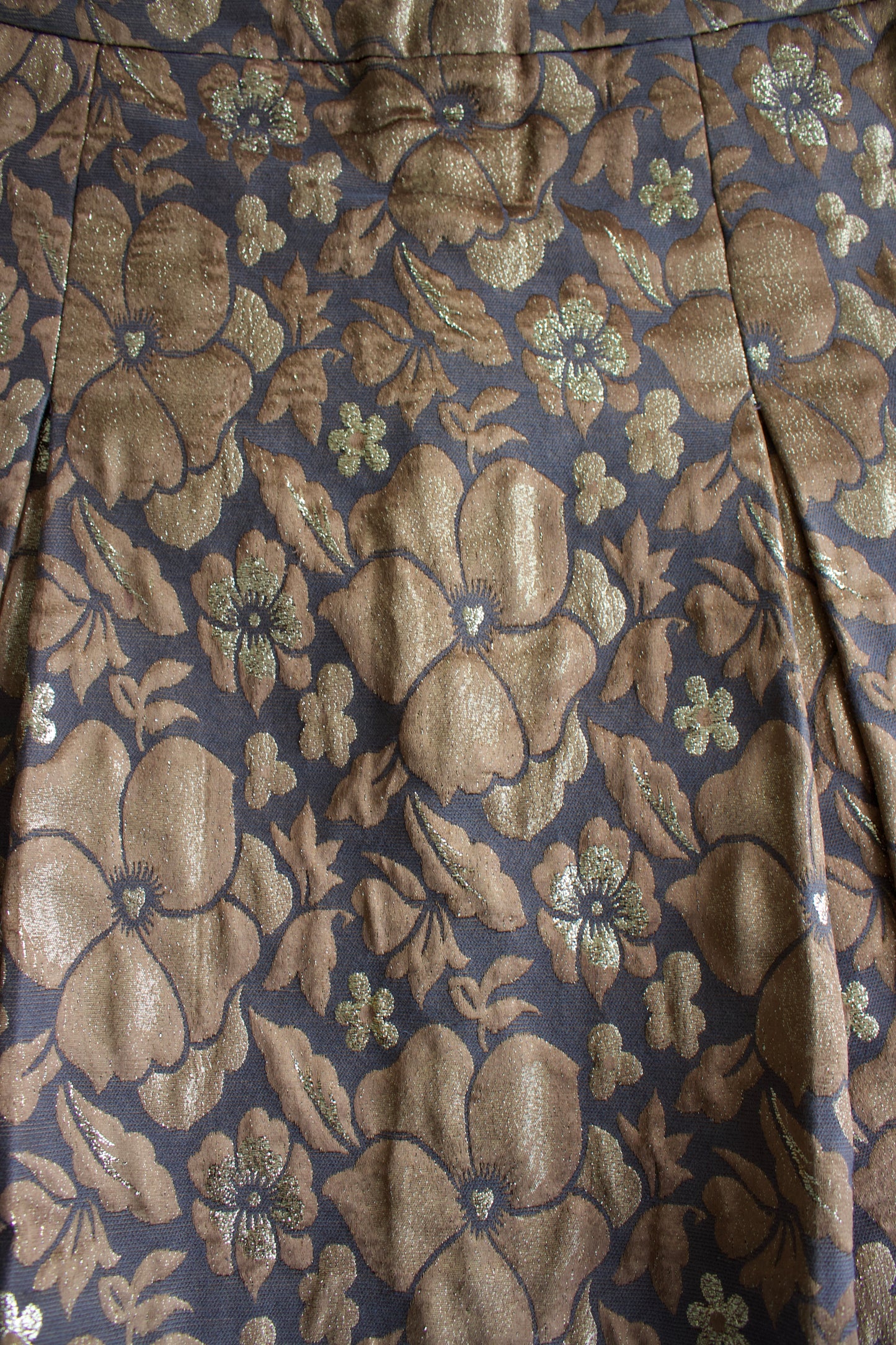 Miu Miu FW 2004 golden brocade skirt