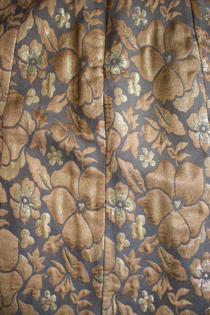 Miu Miu FW 2004 golden brocade skirt
