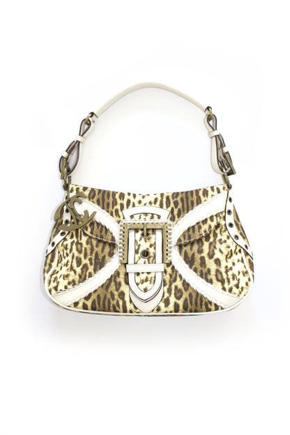 Roberto Cavalli 2000s cheetah-print shoulder bag