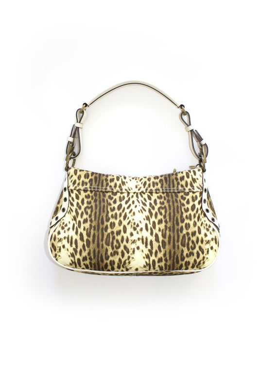 Roberto Cavalli 2000s cheetah-print shoulder bag