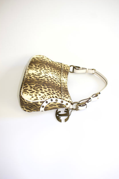 Roberto Cavalli 2000s cheetah-print shoulder bag