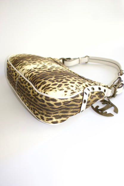 Roberto Cavalli 2000s cheetah-print shoulder bag