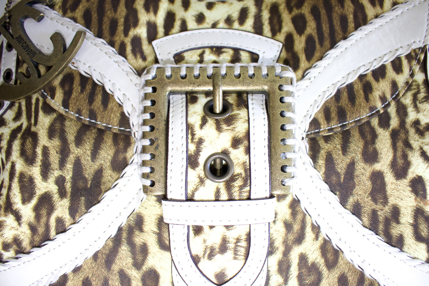 Roberto Cavalli 2000s cheetah-print shoulder bag