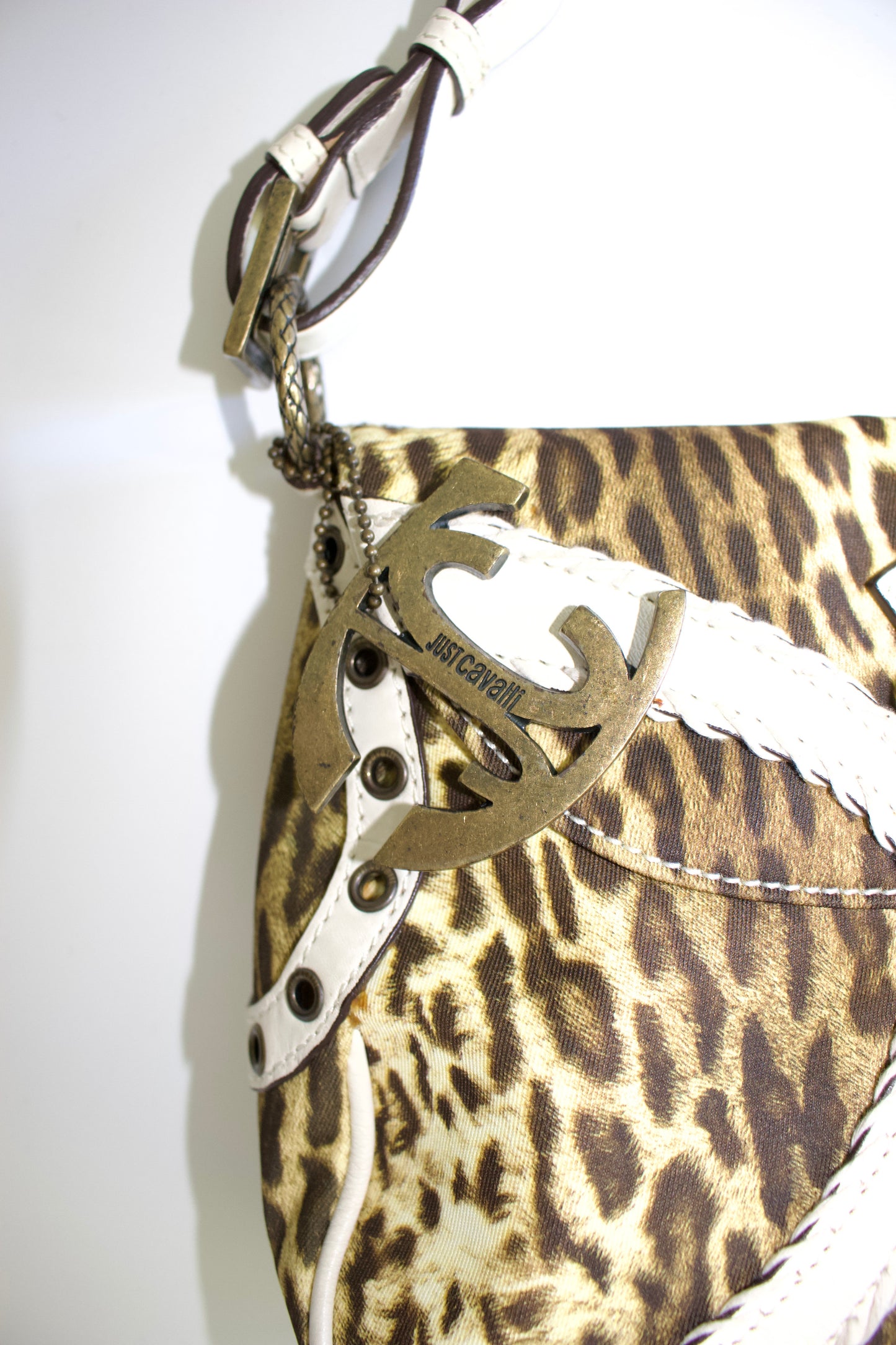 Roberto Cavalli 2000s cheetah-print shoulder bag