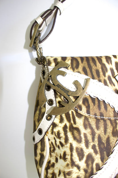 Roberto Cavalli 2000s cheetah-print shoulder bag