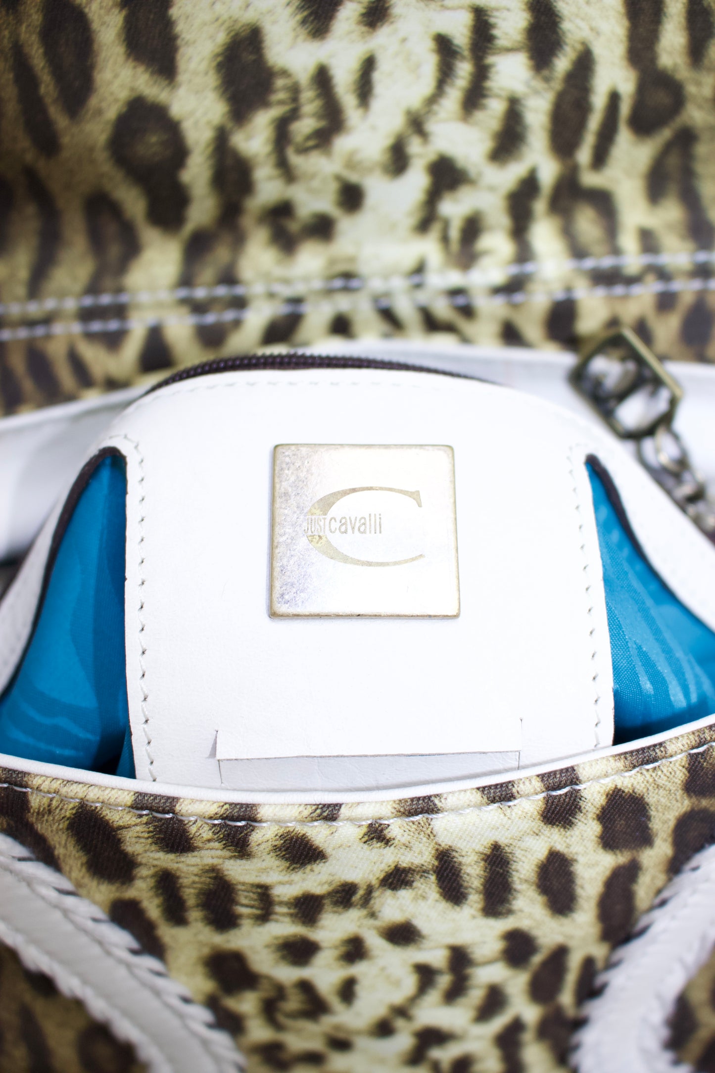 Roberto Cavalli 2000s cheetah-print shoulder bag