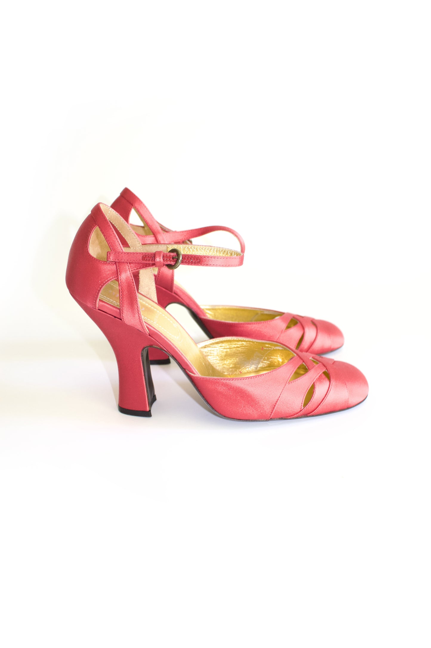 Miu Miu FW 2003 pink satin heels
