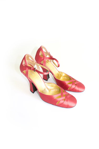 Miu Miu FW 2003 pink satin heels