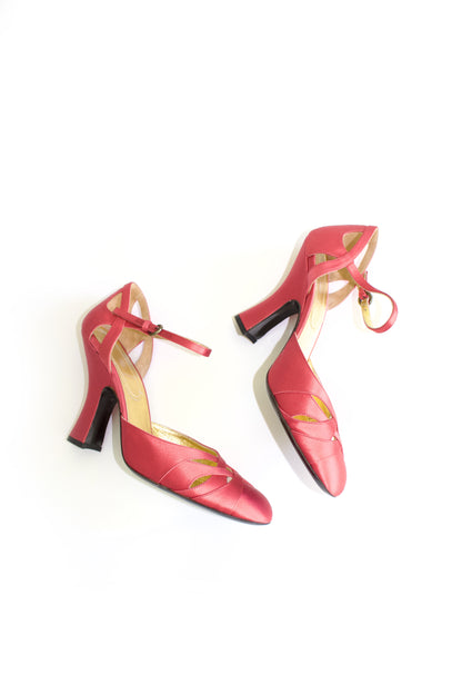 Miu Miu FW 2003 pink satin heels