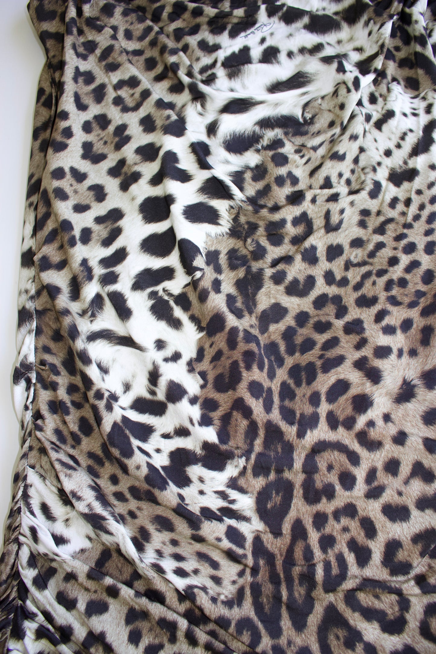 Roberto Cavalli 2000s cheetah print top