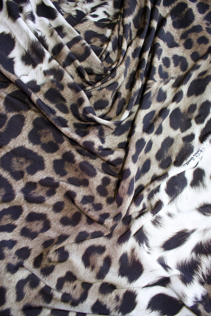 Roberto Cavalli 2000s cheetah print top