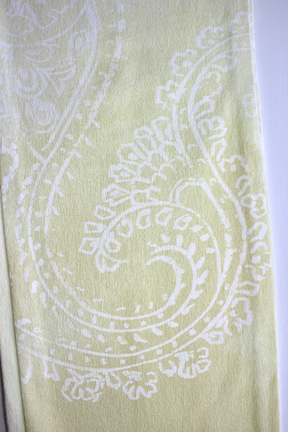 Roberto Cavalli 2000s cream paisley print jeans