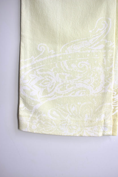 Roberto Cavalli 2000s cream paisley print jeans