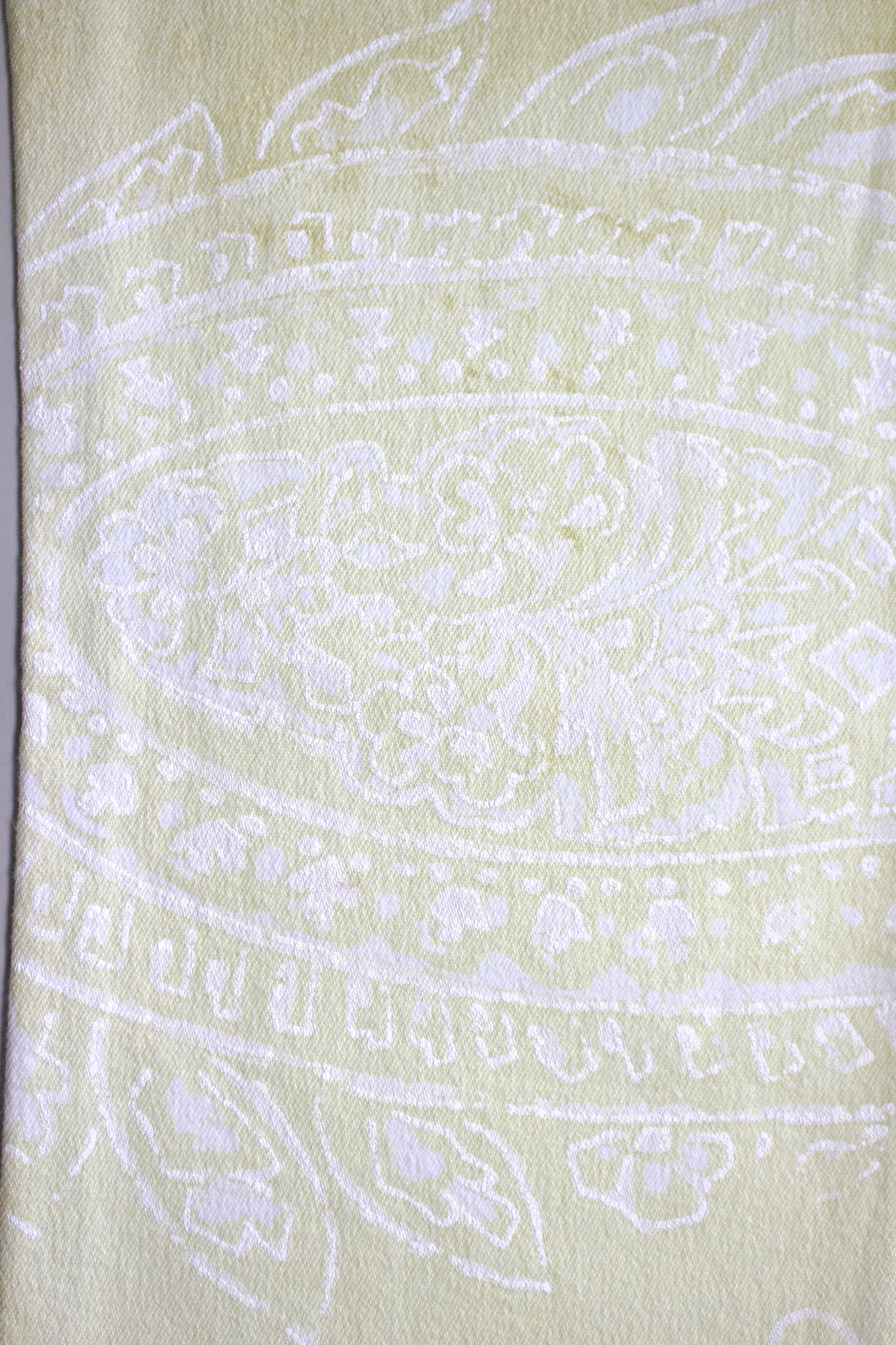 Roberto Cavalli 2000s cream paisley print jeans