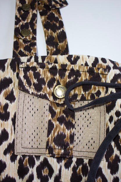 Dolce & Gabbana 2000s cheetah-print corset top