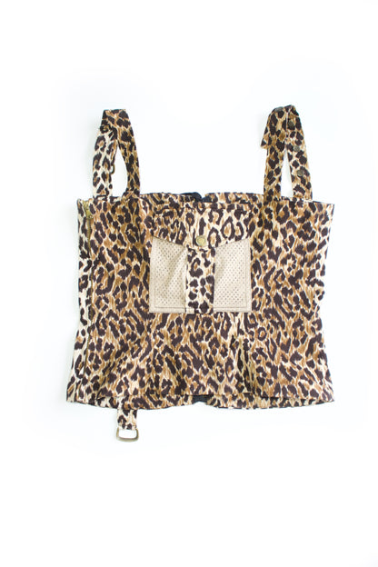 Dolce & Gabbana 2000s cheetah-print corset top