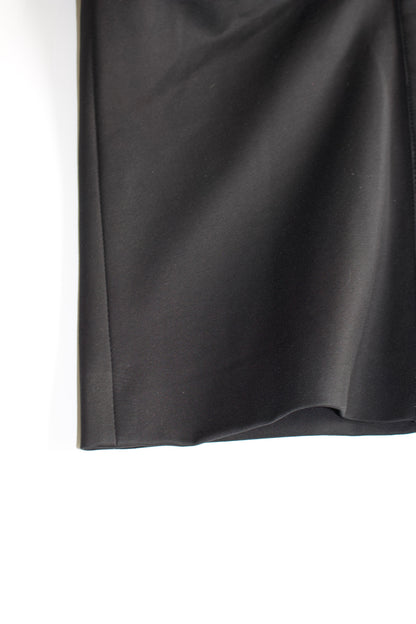 Gucci FW 2004 black ruched longsleeve dress