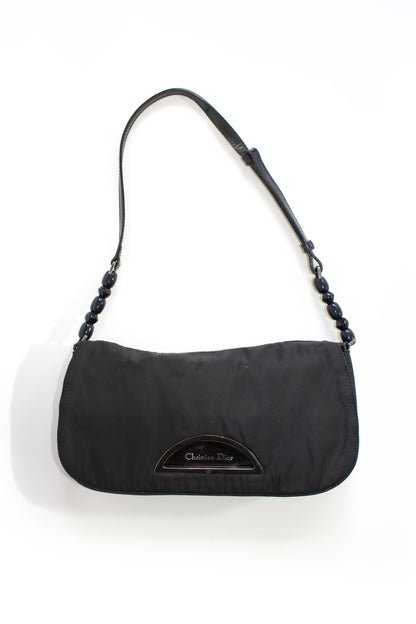 Dior Malice black nylon shoulder bag