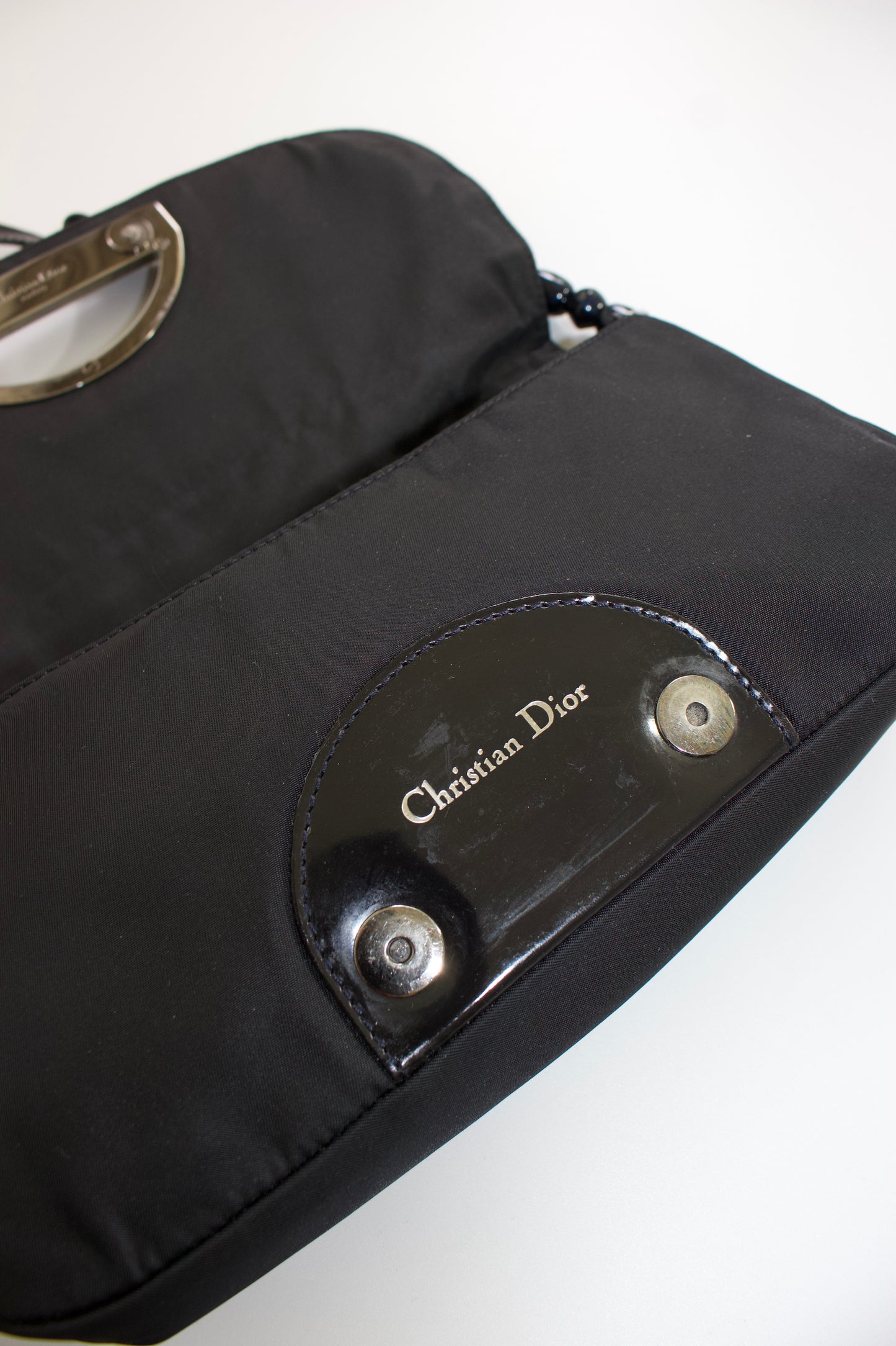 Dior Malice black nylon shoulder bag