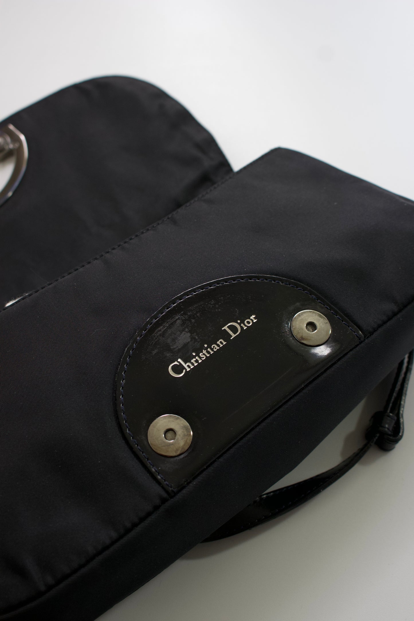 Dior Malice black nylon shoulder bag