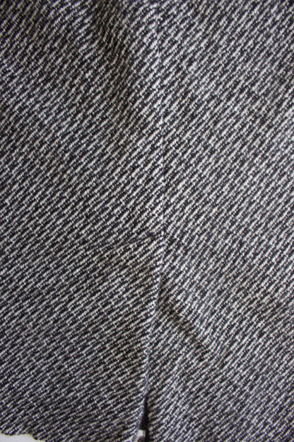 Prada FW 2003 grey wool midi-skirt