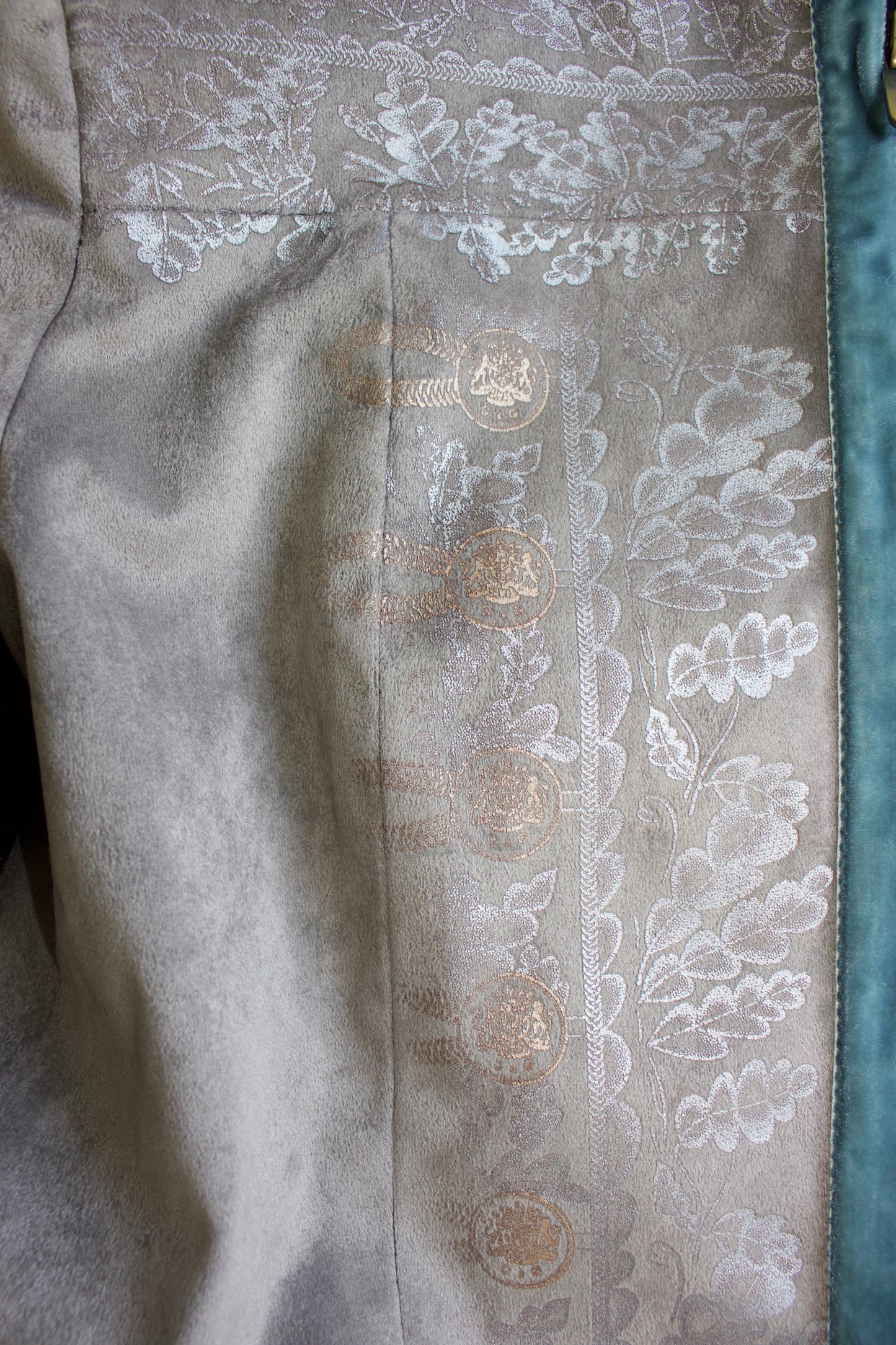 Dolce & Gabbana FW 2009 grey velvet ‘Pirate' jacket