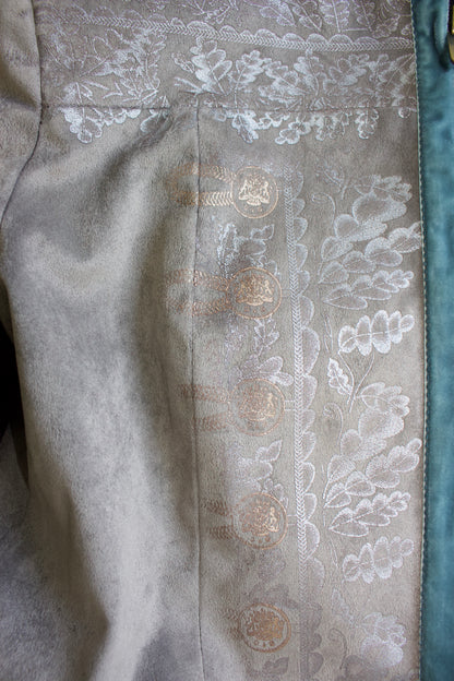 Dolce & Gabbana FW 2009 grey velvet ‘Pirate' jacket