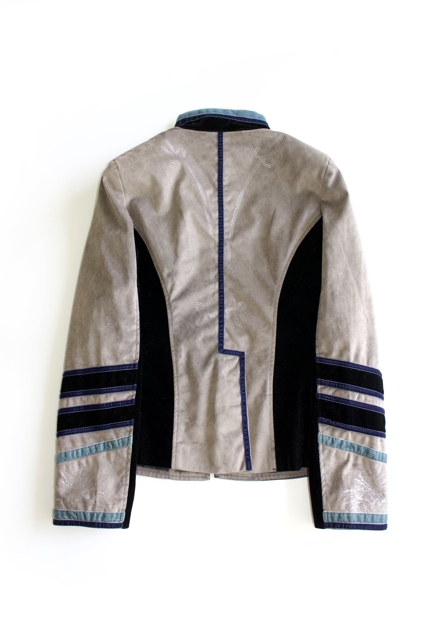 Dolce & Gabbana FW 2009 grey velvet ‘Pirate' jacket