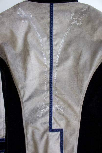 Dolce & Gabbana FW 2009 grey velvet ‘Pirate' jacket