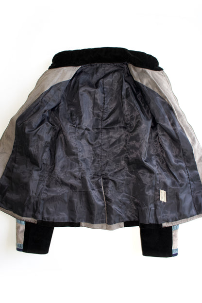 Dolce & Gabbana FW 2009 grey velvet ‘Pirate' jacket