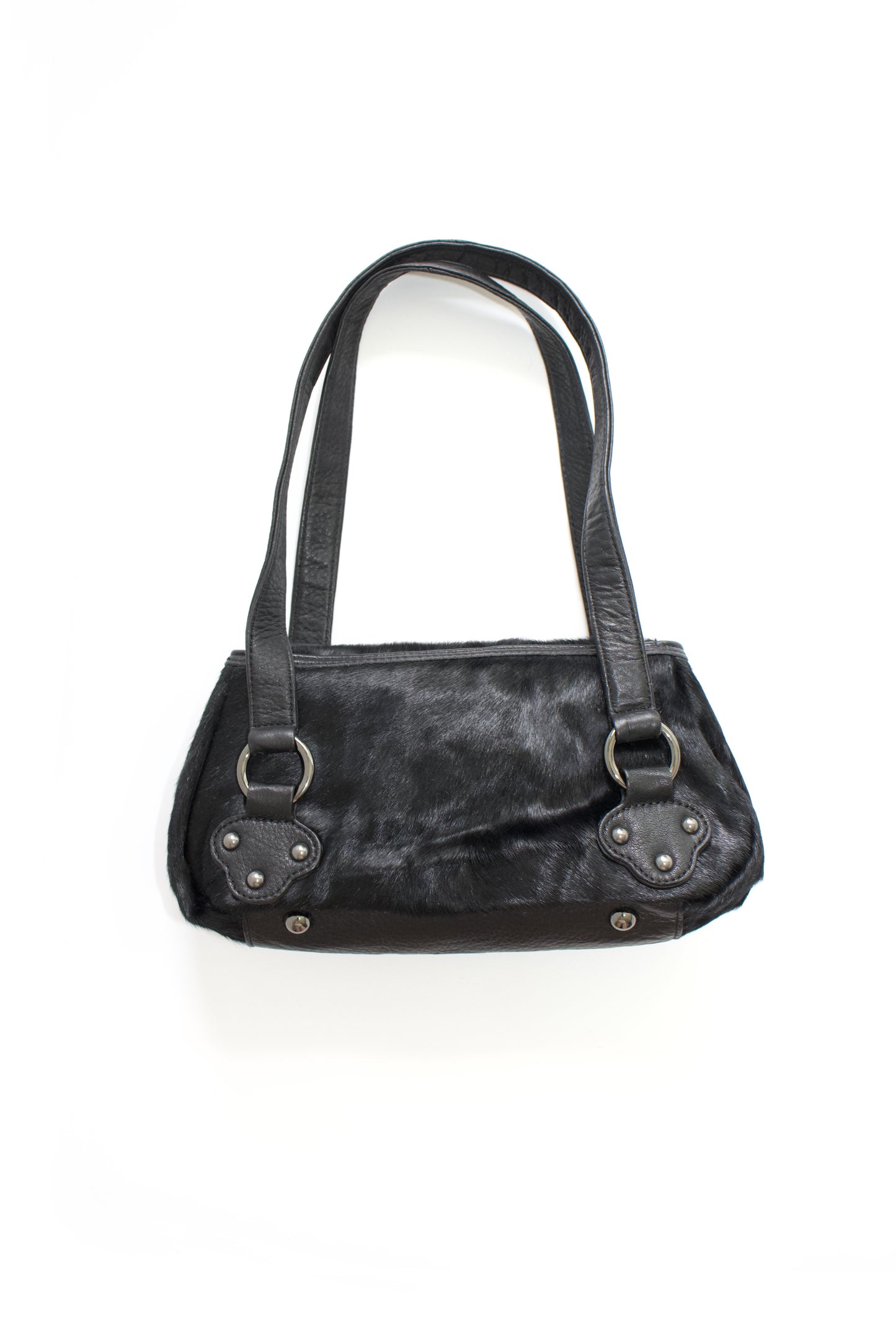 Christian Lacroix black cowhide bag