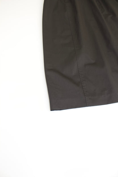 Gucci black cotton midi-dress