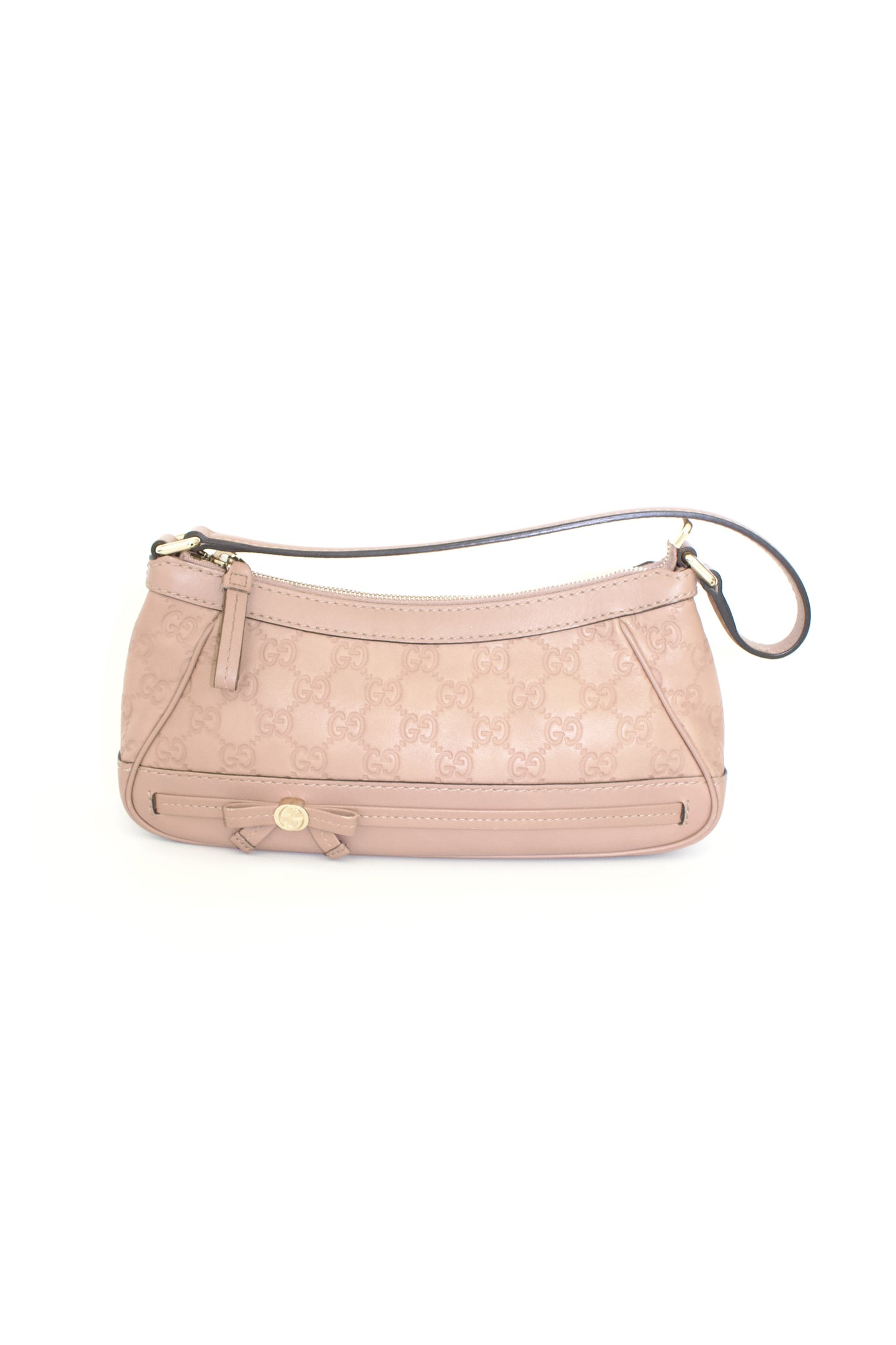 Gucci Mayfair Bow rose leather shoulder bag