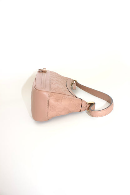 Gucci Mayfair Bow rose leather shoulder bag