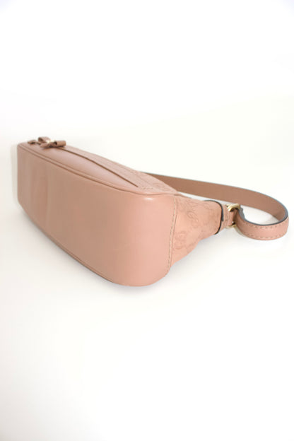 Gucci Mayfair Bow rose leather shoulder bag