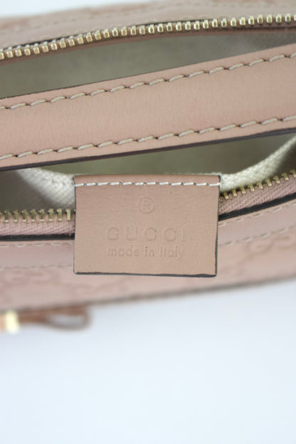 Gucci Mayfair Bow rose leather shoulder bag