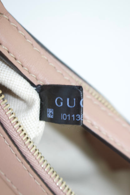 Gucci Mayfair Bow rose leather shoulder bag