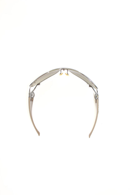 Dior FW 2004 beige & silver 'Diori' sunglasses