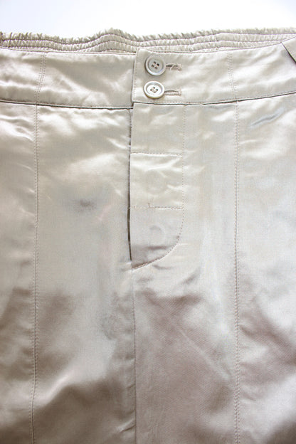 Gucci SS 2003 beige rayon skirt