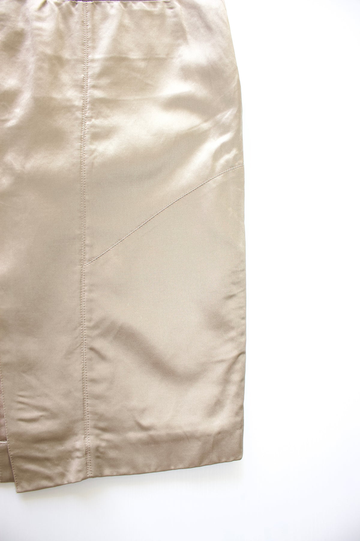 Gucci SS 2003 beige rayon skirt