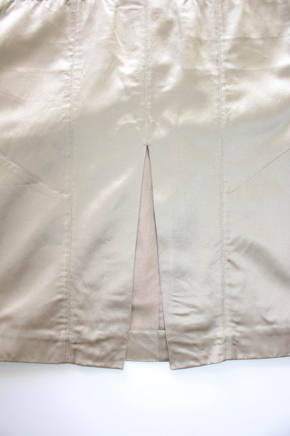Gucci SS 2003 beige rayon skirt