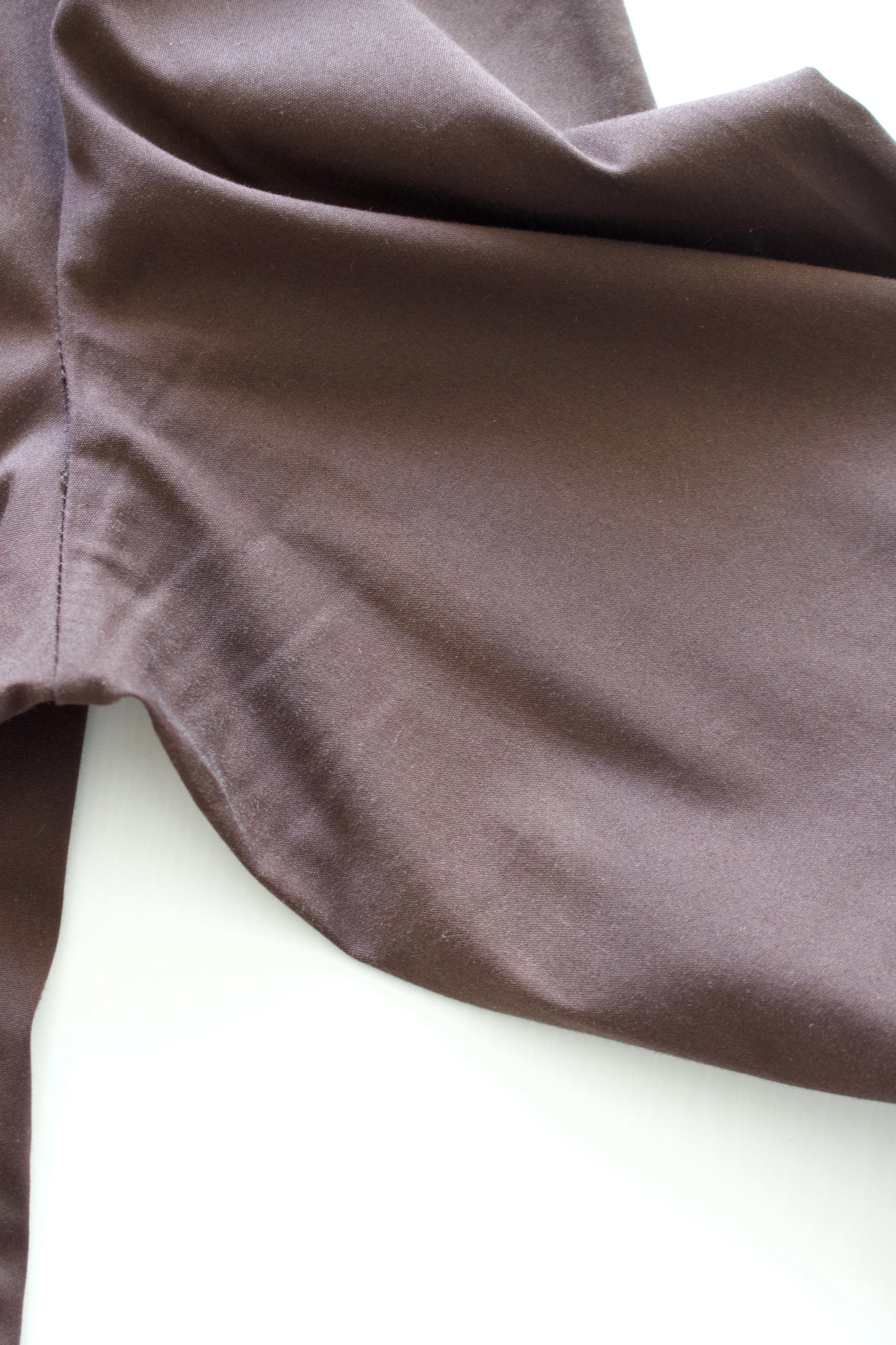 Prada SS 2005 brown cotton shirt with embellishments