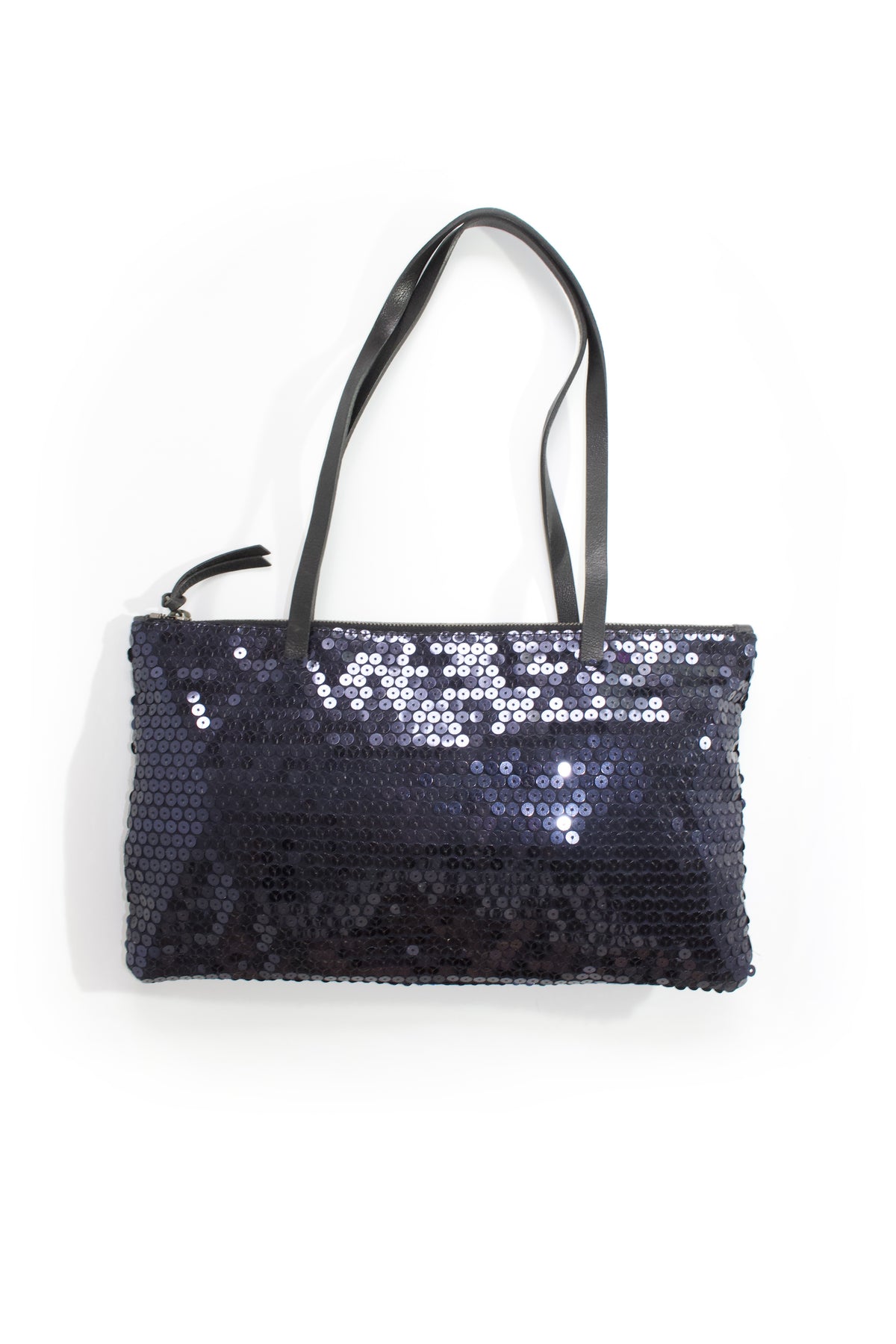 Miu Miu FW 1998 navy blue sequin bag