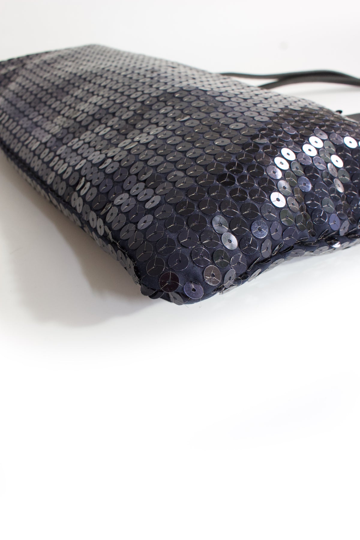 Miu Miu FW 1998 navy blue sequin bag