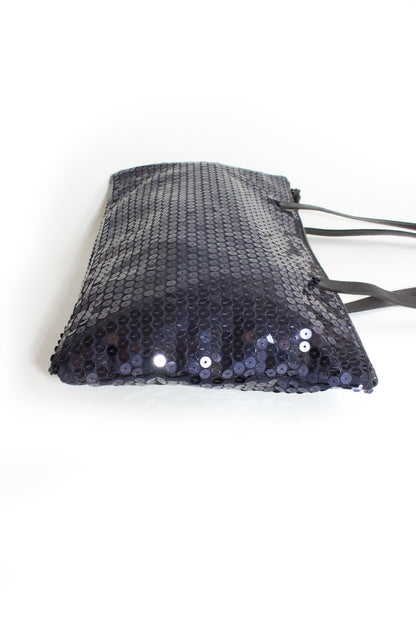 Miu Miu FW 1998 navy blue sequin bag